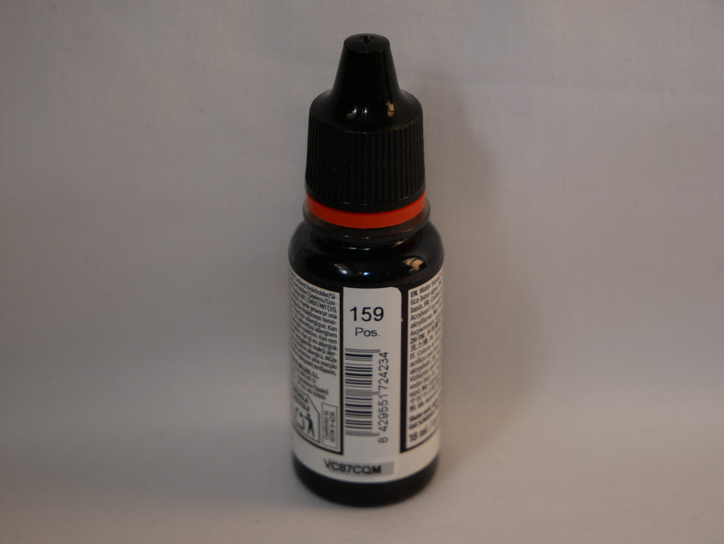 Vallejo Xpress Color Acrylics Black Lotus 18ml/0.6 fl oz Dropper Bottle - 72.423