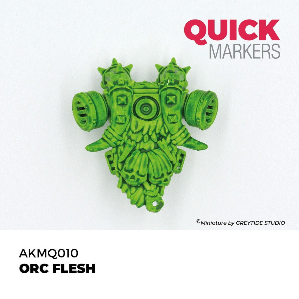 AK Interactive Acrylic Quick Gen Markers For Tabletop Games Orc Flesh - AKMQ010