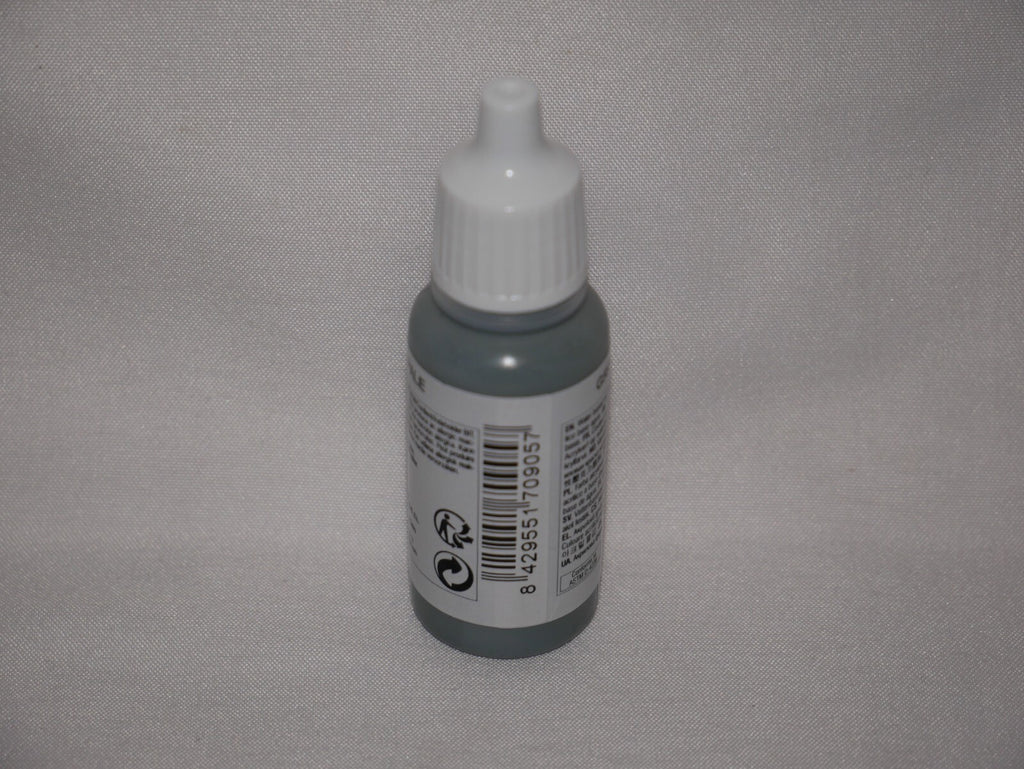 Vallejo Model Color Grey Pale Acrylic 17ml/0.57 fl oz Dropper Bottle - 70.905