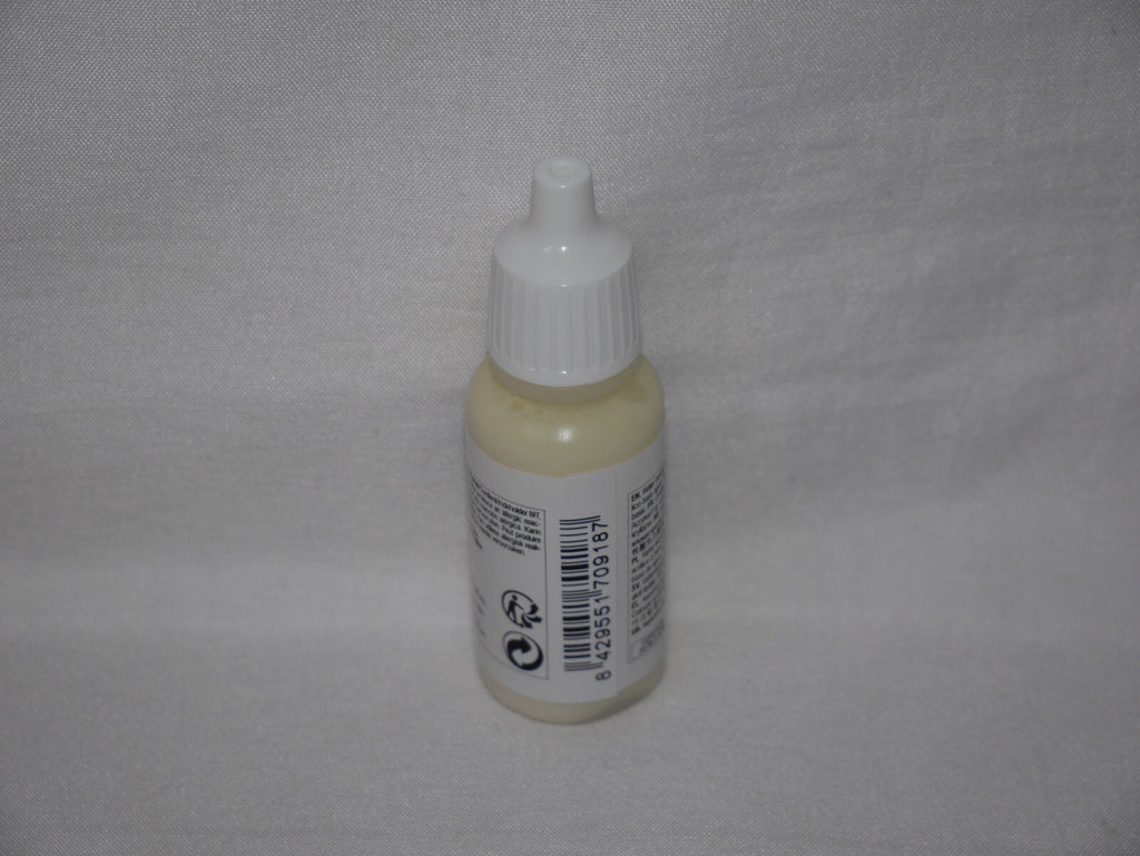 Vallejo Model Color Ivory Acrylic 17ml/0.57 fl oz Dropper Bottle - 70.918