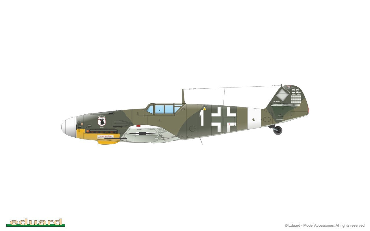 Eduard 1:48 Scale WWII Messerschmitt Bf 109G-2 ProfiPACK Edition Model Kit 82165