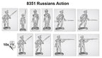 Hat Industrie 1:72 Scale Napoleonic Russian Infantry (Action) Miniatures - 8351