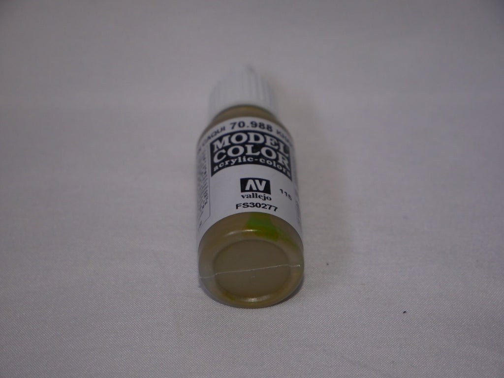 Vallejo Model Color Khaki Acrylic 17ml/0.57 fl oz Dropper Bottle - 70.988