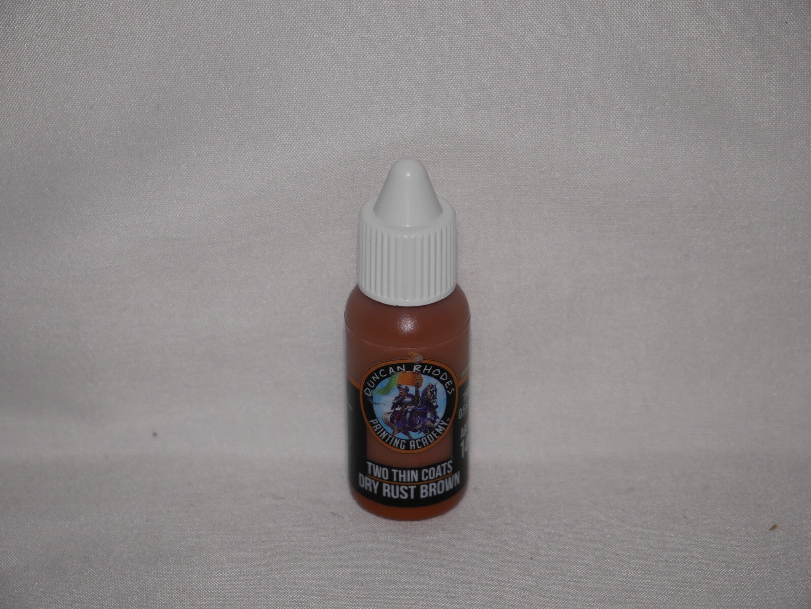 Duncan Rhodes Painting Academy 'Two Thin Coats' Dry Rust Brown 15ml Bottle 10089
