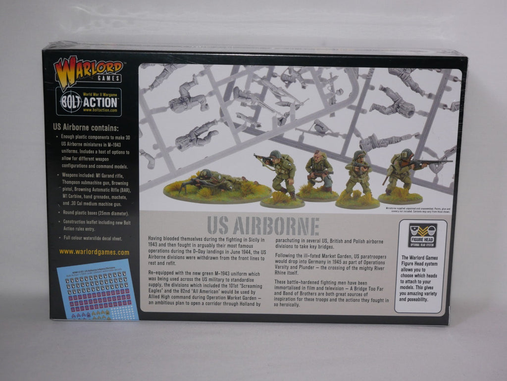 Warlord Games Bolt Action 1:56 US Army Airborne Late WWII Paratroopers 402013101
