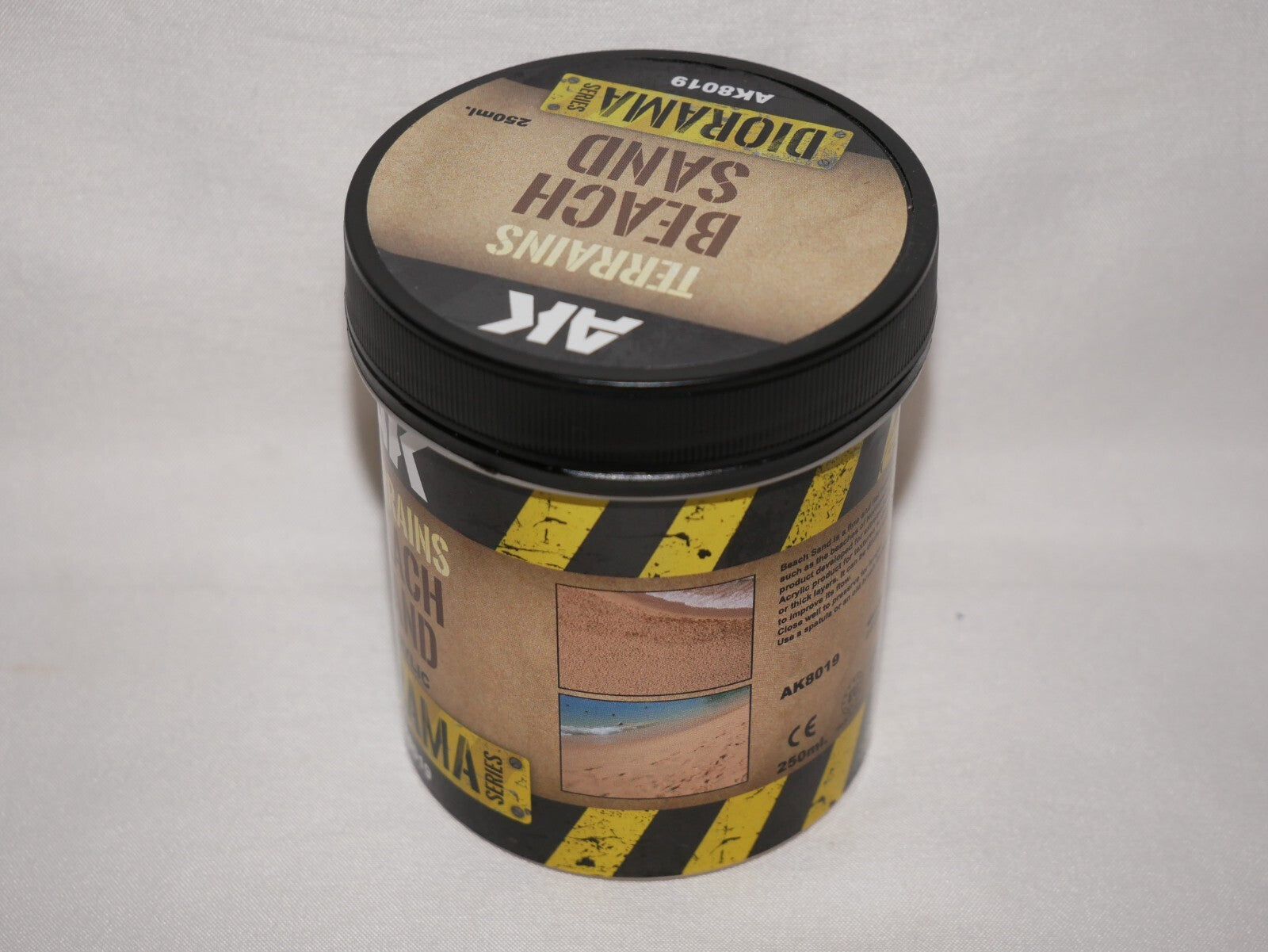 AK Interactive Diorama Terrains Beach Sand Acrylic 250ml Tub - AK8019