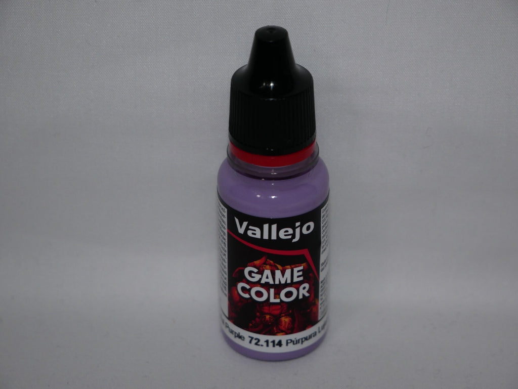 Vallejo Game Color Acrylics Lustful Purple 18ml/0.6 fl oz Dropper Bottle 72.114
