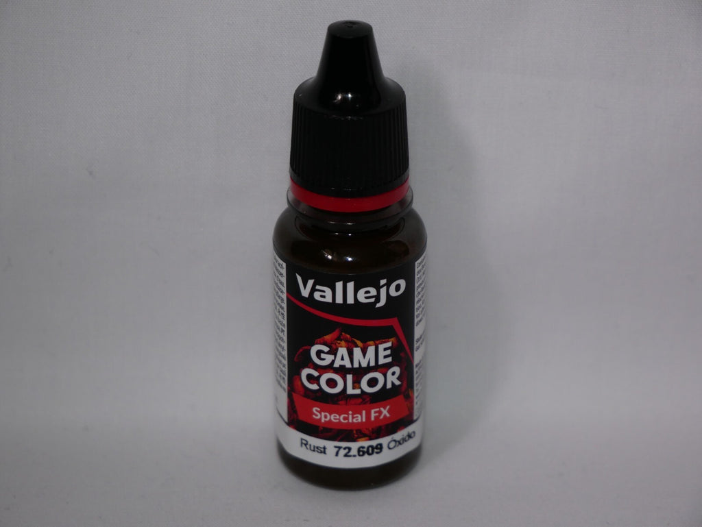 Vallejo Game Color Special FX Range Rust 18ml/0.6 fl oz Dropper Bottle - 72.609