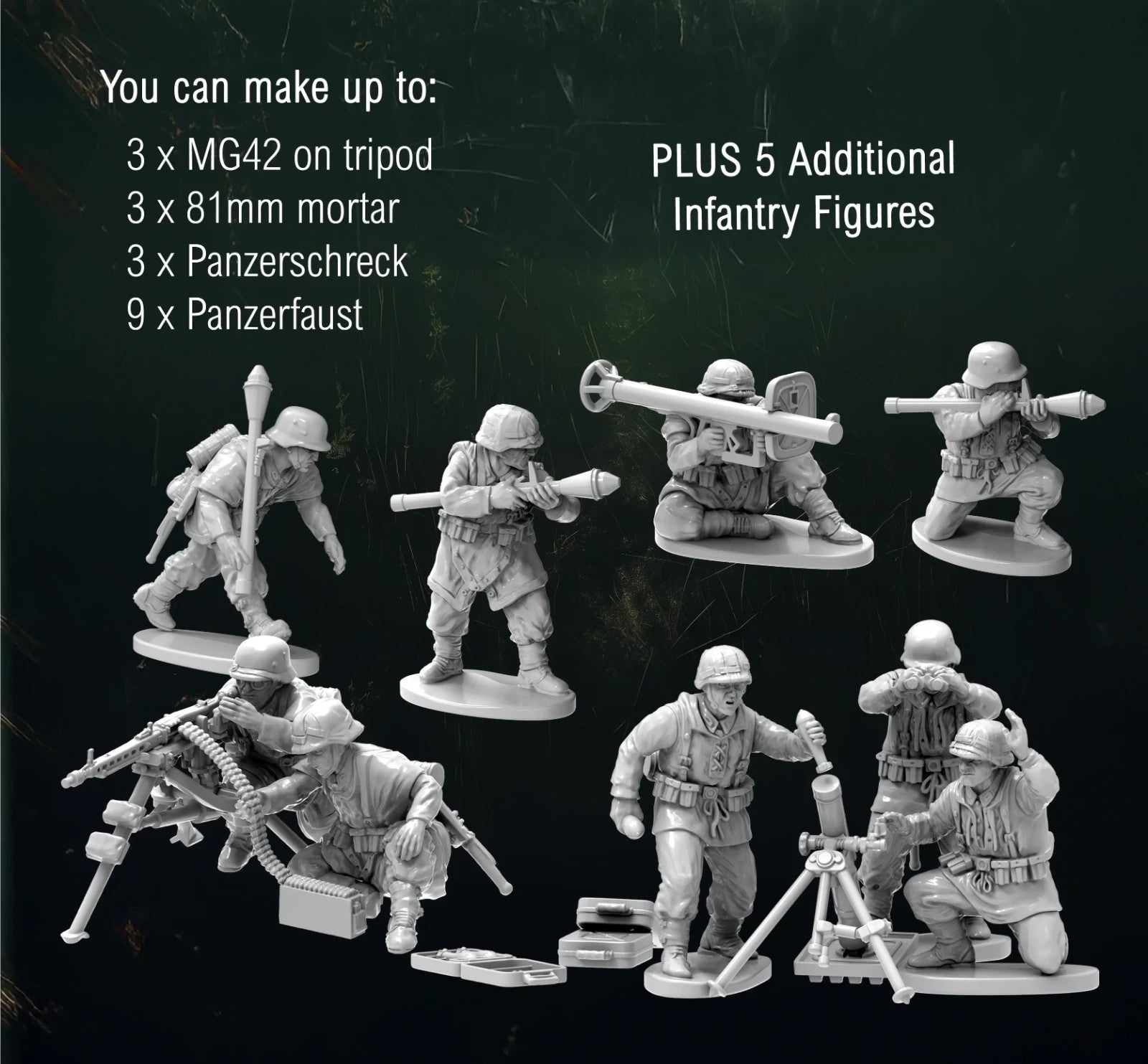 Victrix 28mm WW2 Late War German Heavy Weapons Support (1944 - 1945) - VW2002
