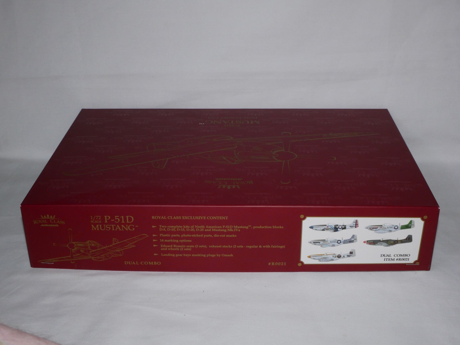 Eduard 1:72 Scale P-51D Mustang Dual Combo Set 'The Royal Class Edition' - R0021