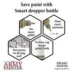 The Army Painter Acrylic Warpaints Range Drake Tooth 18ml Dropper Bottle WP1417