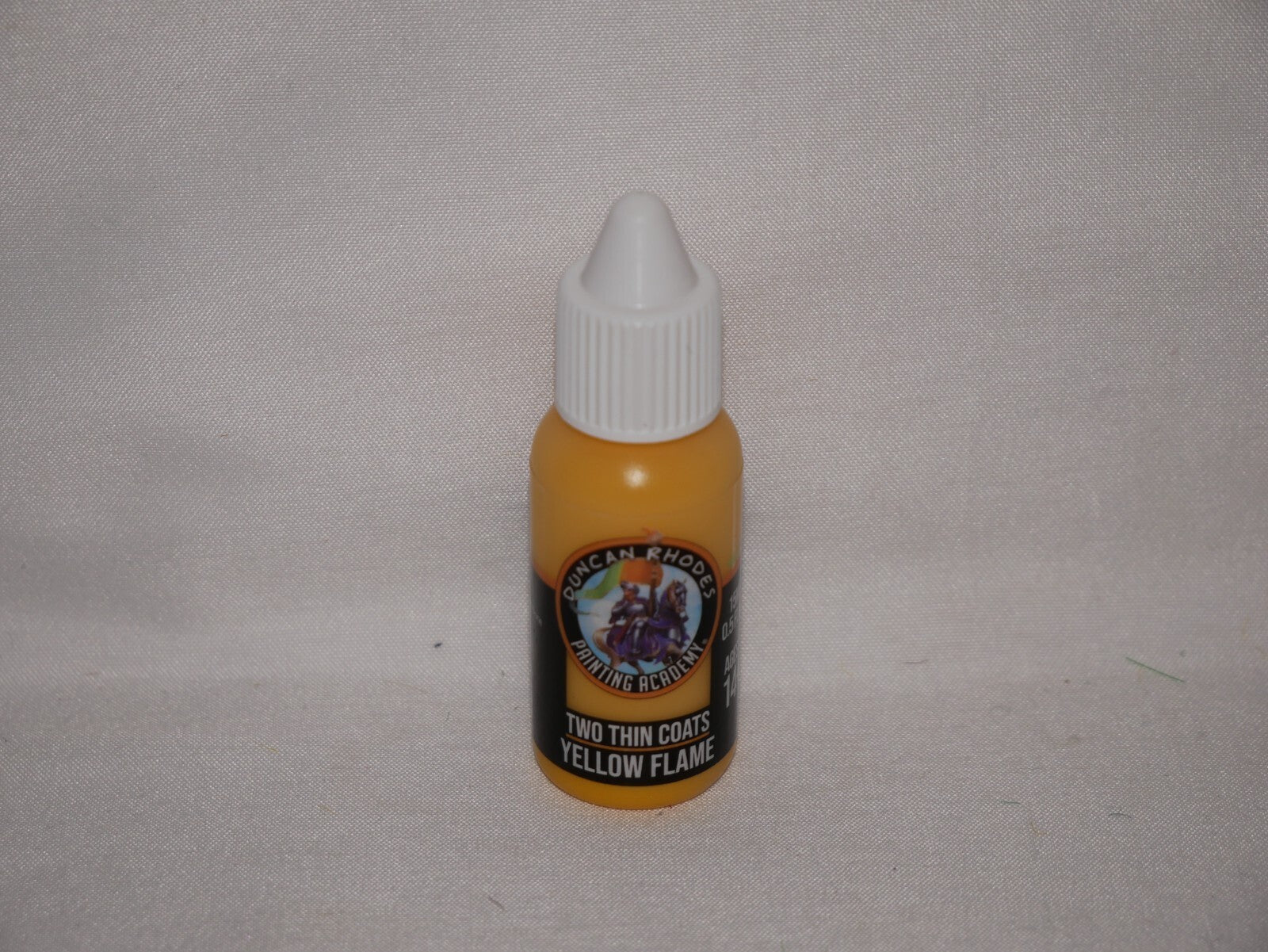 Duncan Rhodes Painting Academy 'Two Thin Coats' Yellow Flame 15ml Bottle - 10006