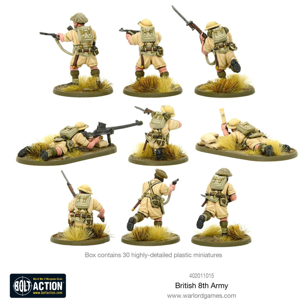 Warlord Games Bolt Action 1:56 British 8th Army Commonwealth Infantry 402011015