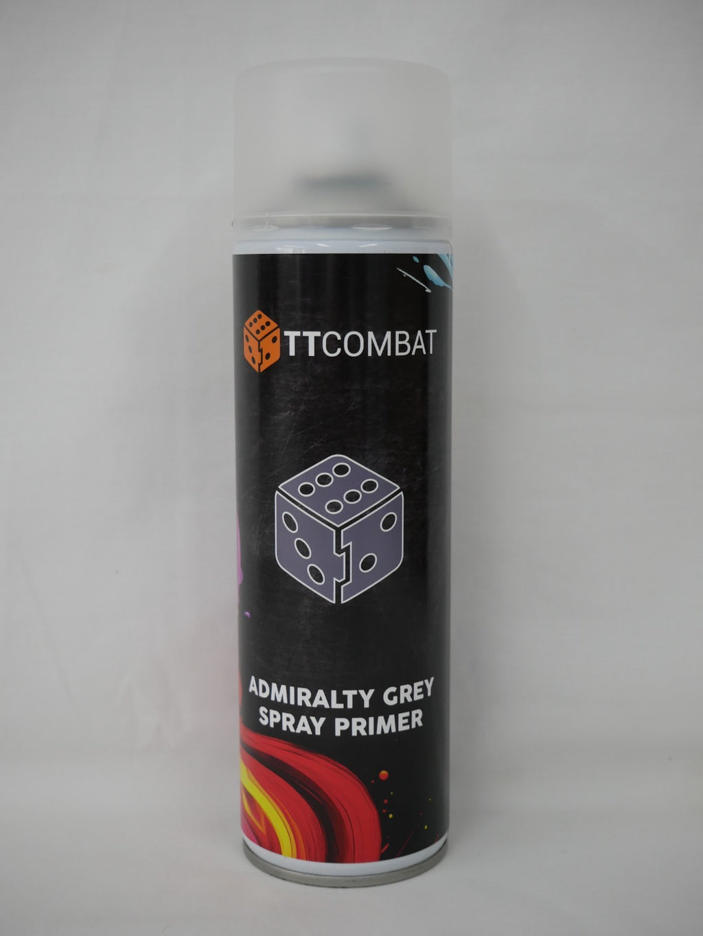 TTCombat Admiralty Grey Plastic Scale Model Spray Primer 500ml Aerosol Can - TTAP-003