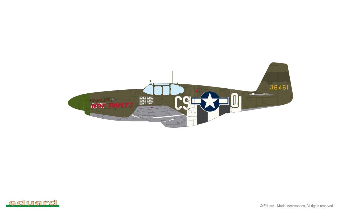 Eduard 1:48 Scale P-51B Mustang Birdcage Canopy ProfiPACK Edition Kit - 82107