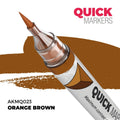 AK Interactive Acrylic Quick Gen Markers For Tabletop Wargaming Orange Brown - AKMQ023