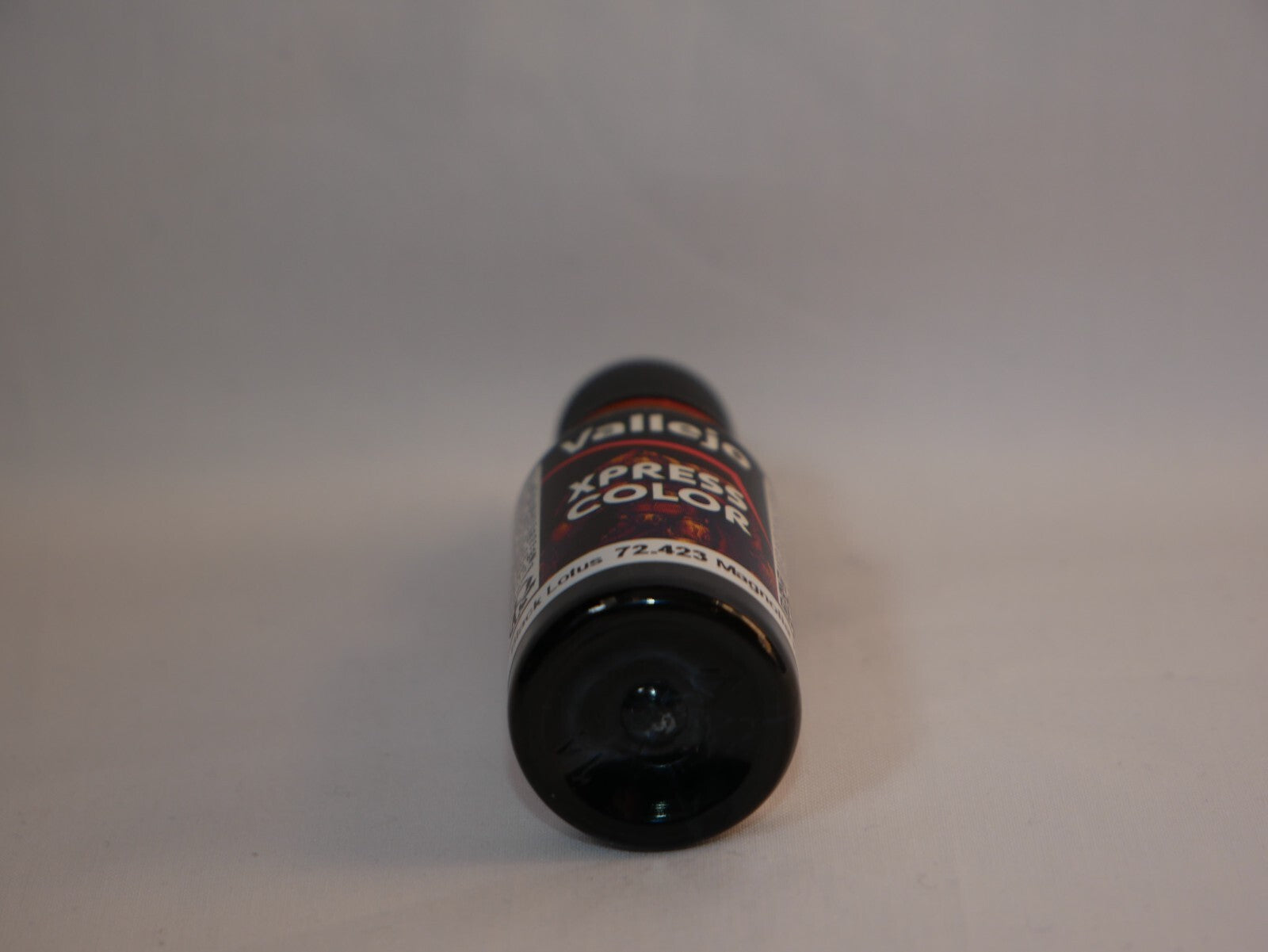 Vallejo Xpress Color Acrylics Black Lotus 18ml/0.6 fl oz Dropper Bottle - 72.423
