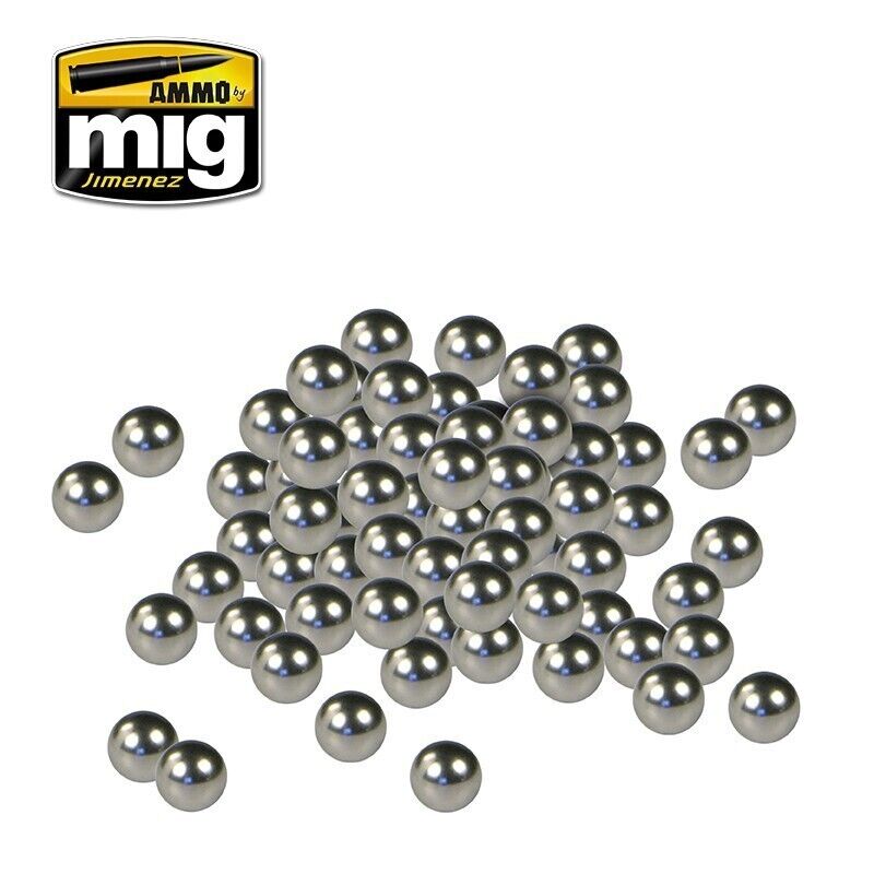 Ammo By Mig Jimenez 5mm Diameter Stainless Steel Paint Mixing Balls - A.MIG-8003