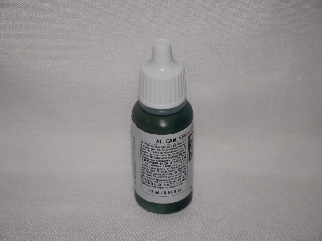 Vallejo Model Color German Camo Dark Green Acrylic 17ml Dropper Bottle - 70.979