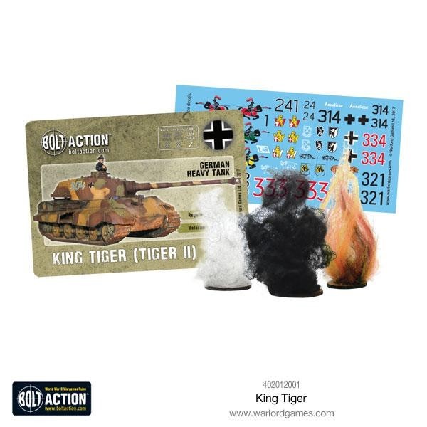 Warlord Games Bolt Action 1:56 Scale WWII German King Tiger Heavy Tank - 402012001