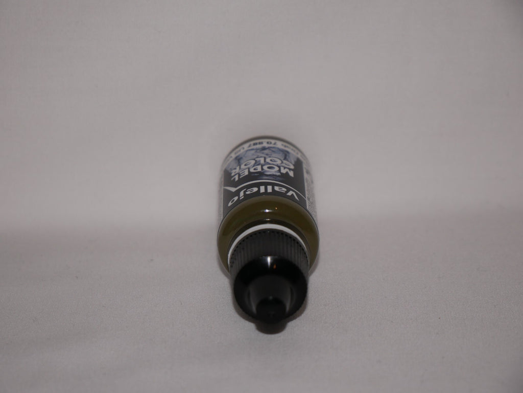 Vallejo Model Color US Olive Drab Acrylic 18ml/0.60 fl oz Dropper Bottle 70.887