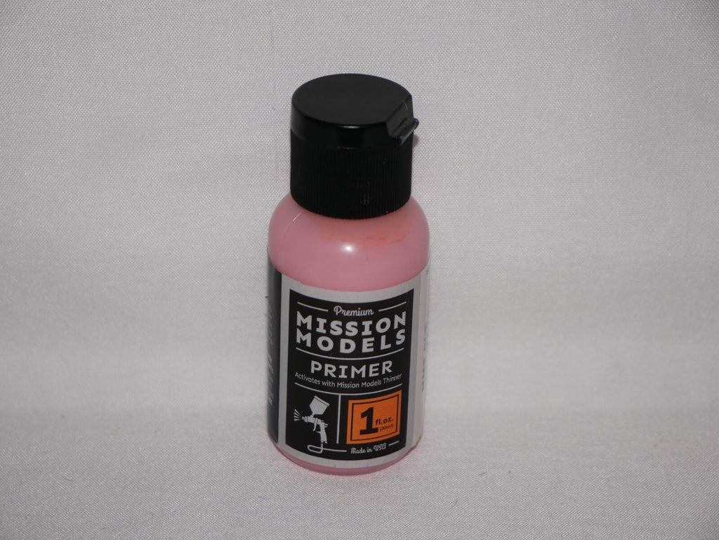 Mission Models Premium Hobby Paints Pink Primer 30ml / 1 fl oz Bottle MMS - 005