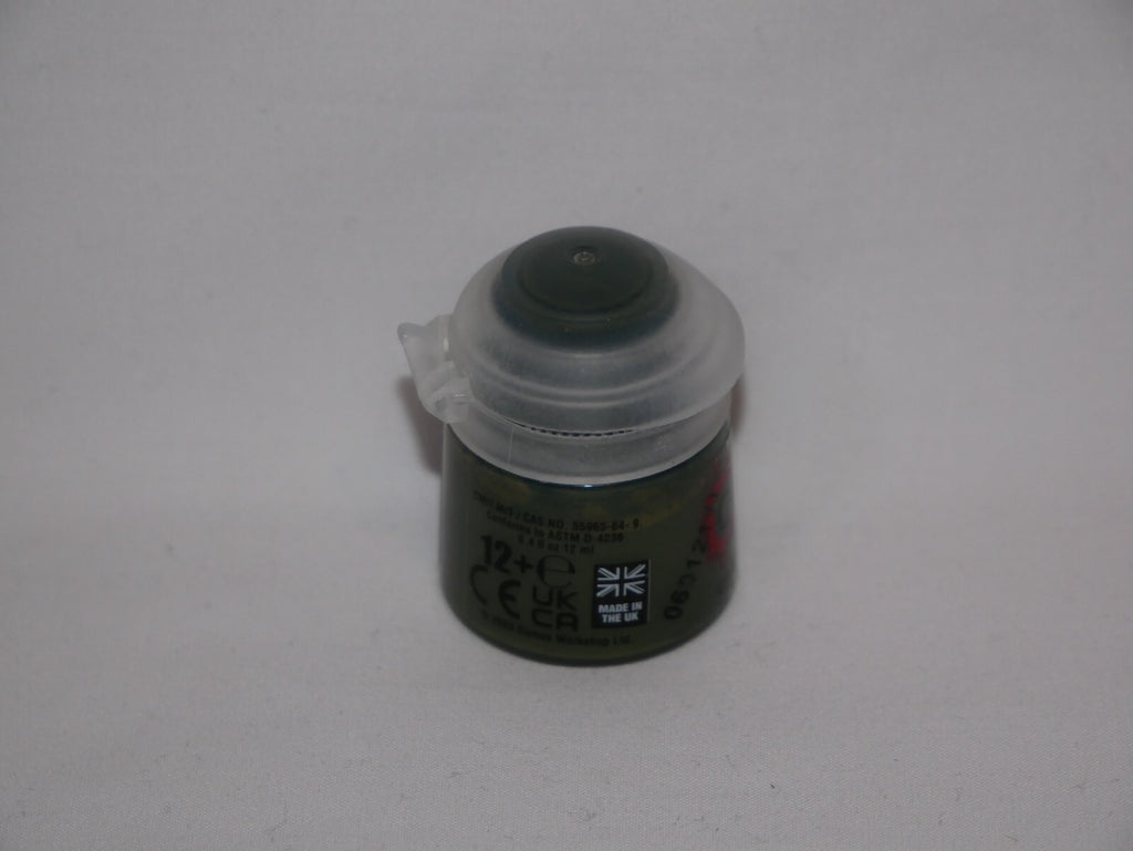 Games Workshop Citadel Colour Base Castellan Green Acrylic 12ml Paint Pot 21-14