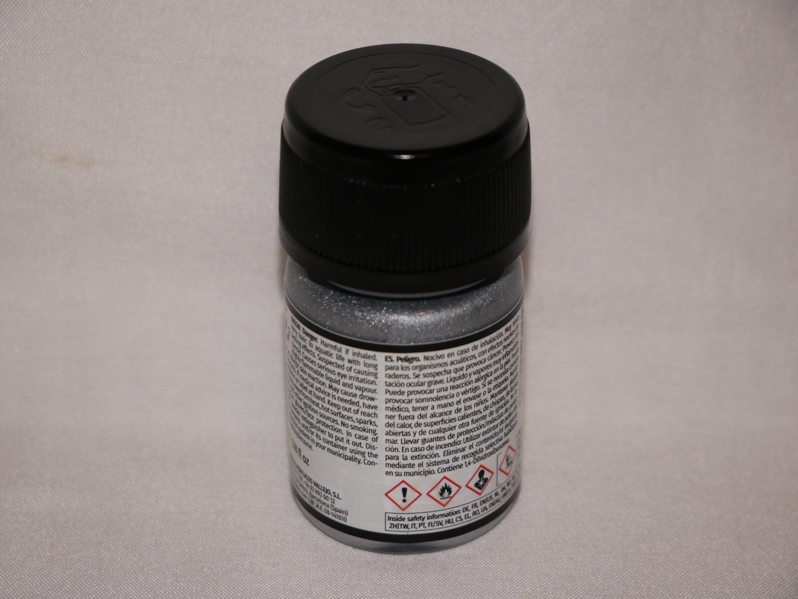 Vallejo Liquid Metal Silver Metallic Alcohol Based 35ml / 1.15 fl oz - 70.790