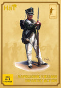 Hat Industrie 1:72 Scale Napoleonic Russian Infantry (Action) Miniatures - 8351
