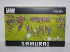 Wargames Atlantic Grand Battle Scale Hard Plastic 10mm Samurai Figures WAARN004S