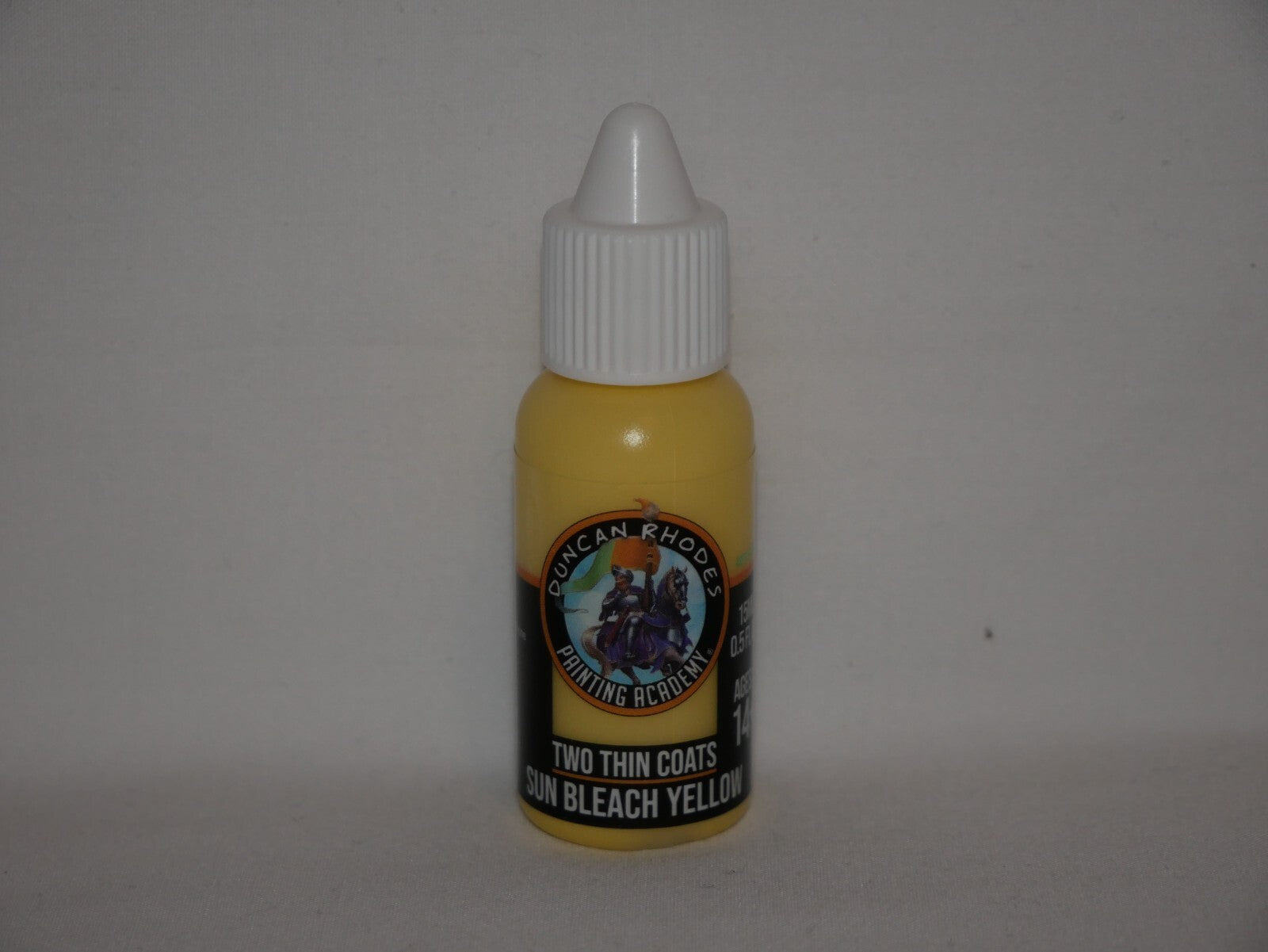 Duncan Rhodes Painting Academy Two Thin Coats Range Sun Bleach Yellow 15ml 10131
