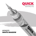 AK Interactive Acrylic Quick Gen Markers For Tabletop Wargaming White Shadow - AKMQ019