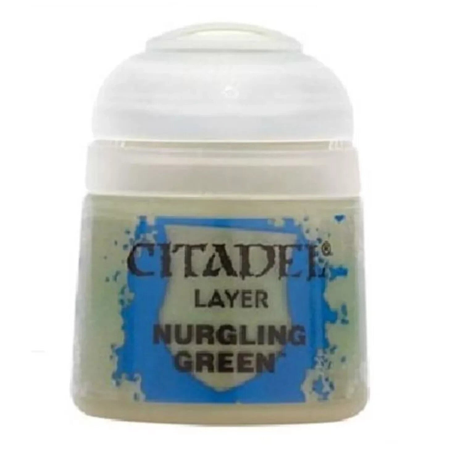 Games Workshop Citadel Colour Layer Nurgling Green Acrylic 12ml Paint Pot 22-29