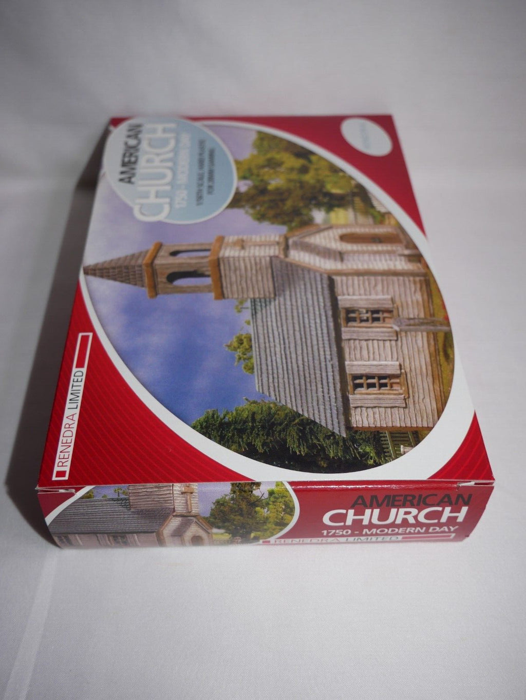 Renedra Ltd Generic Scenery & Bases 1/56th Scale American Weathered Church RNAC
