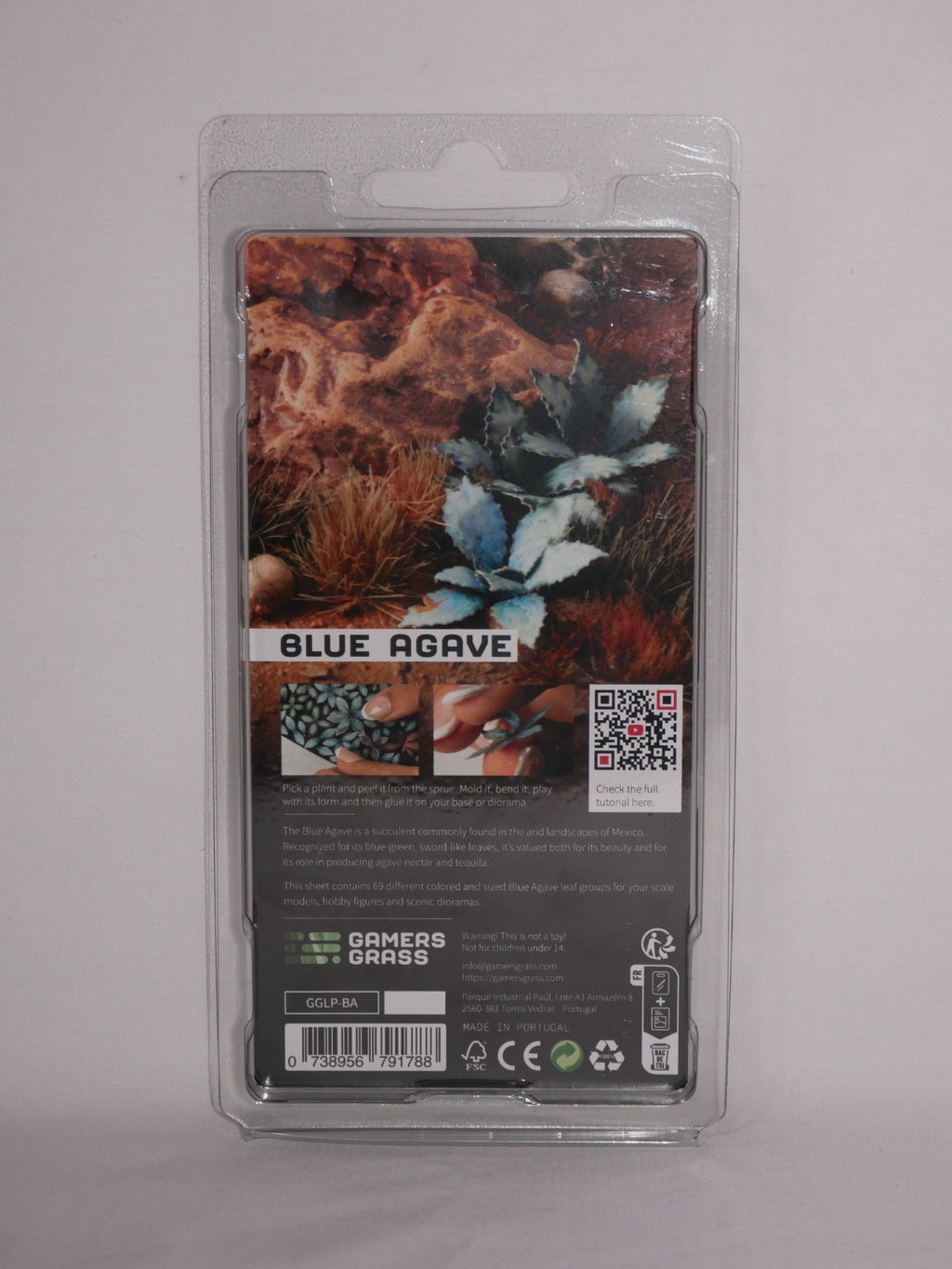 Gamers Grass Full Color Laser Cut Plants Blue Agave (69) Per Pack - GGLP-BA