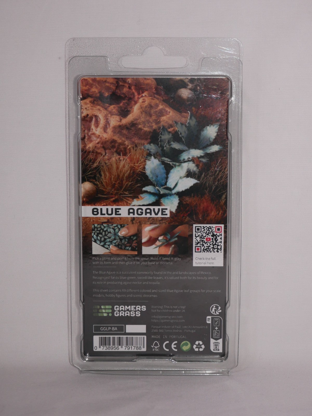 Gamers Grass Full Color Laser Cut Plants Blue Agave (69) Per Pack - GGLP-BA