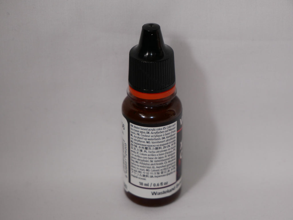 Vallejo Xpress Color Acrylic Range Wasteland Brown 18ml Dropper Bottle - 72.420