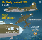 Eduard 1:48 Boeing B-17F Flying Fortress The Bloody Hundredth 1943 Limited Edition - 11183