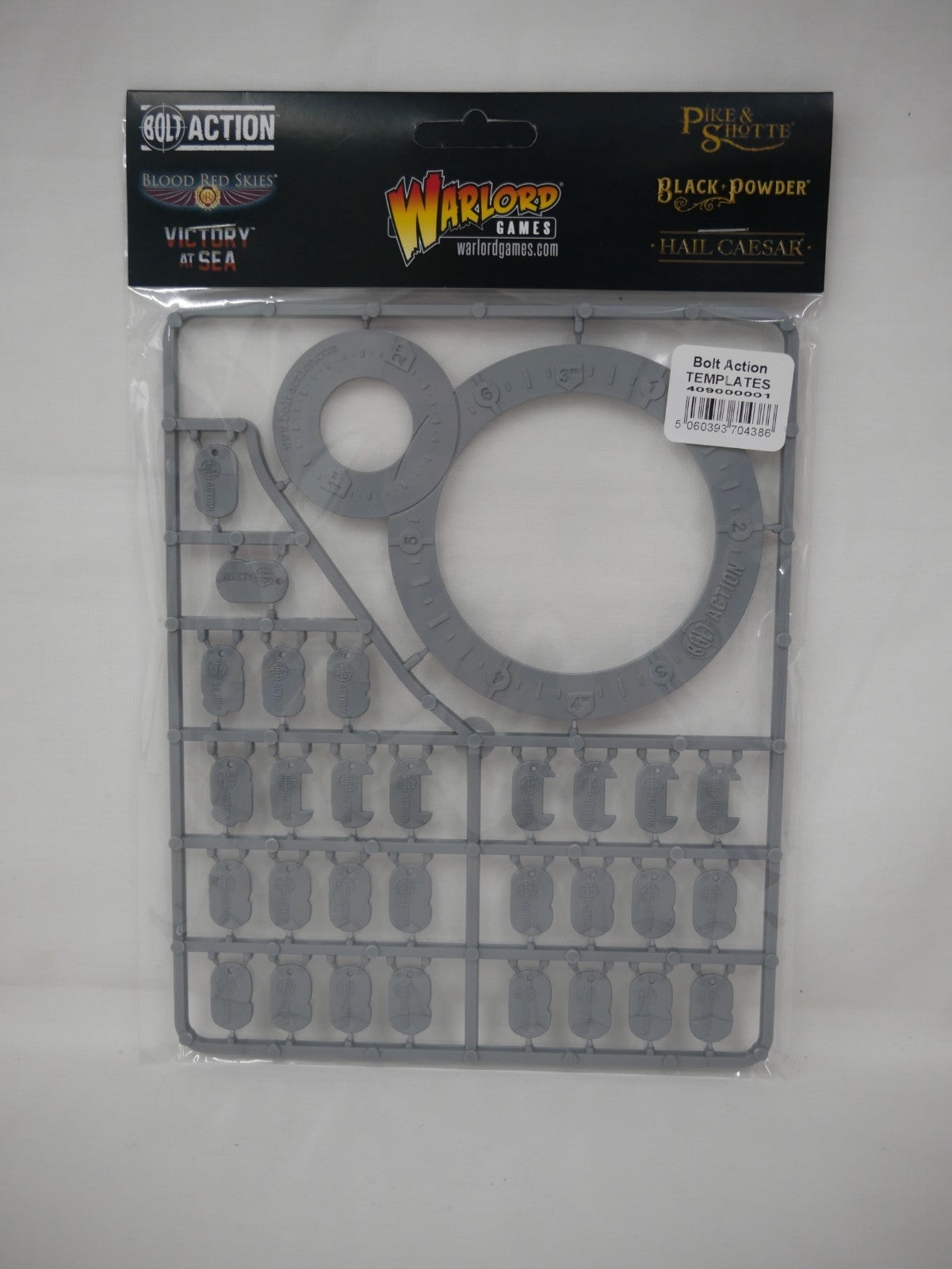 Warlord Games Bolt Action 1:56 Plastic Templates Game Accessories - (409000001)