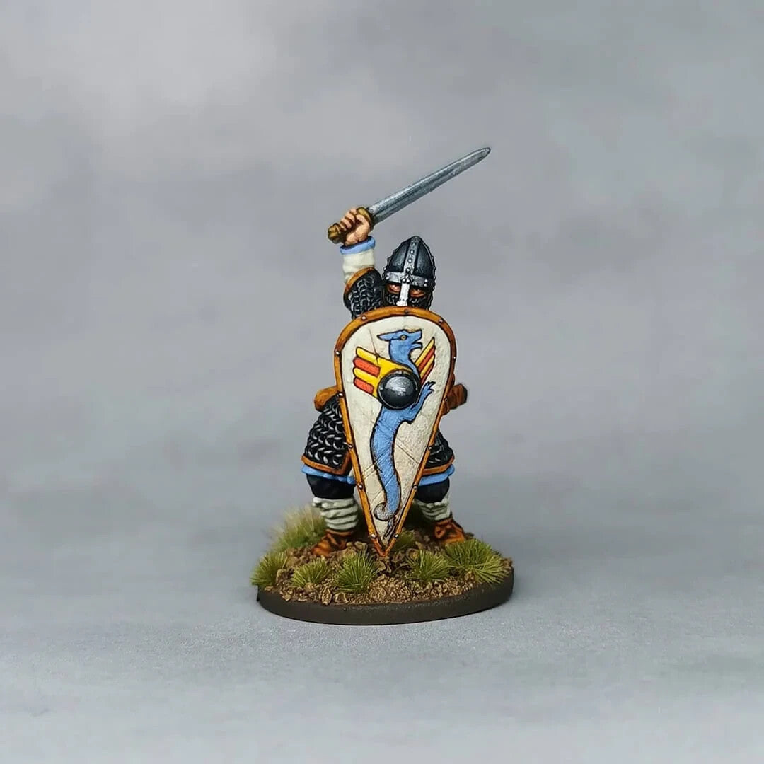 Victrix Warriors Of The Dark Ages 28mm Plastic Norman Infantry Models - VXDA004