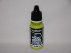 Vallejo Model Color Yellow Green Acrylic 18ml/0.60 fl oz Dropper Bottle - 70.954