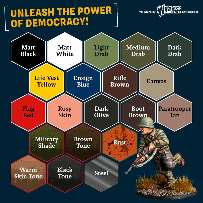 The Army Painter Historical World War II American Paint Set (20 Colours) WP8082