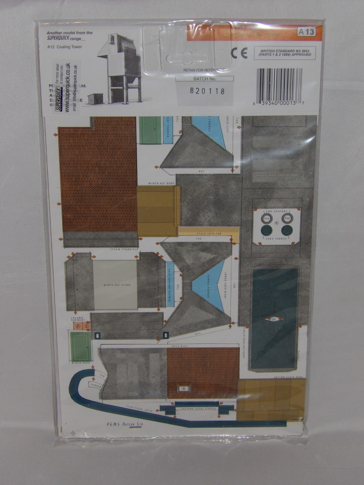 Superquick Kits 1:76 Scale Ash Plant Scaled For OO & HO - SQA13