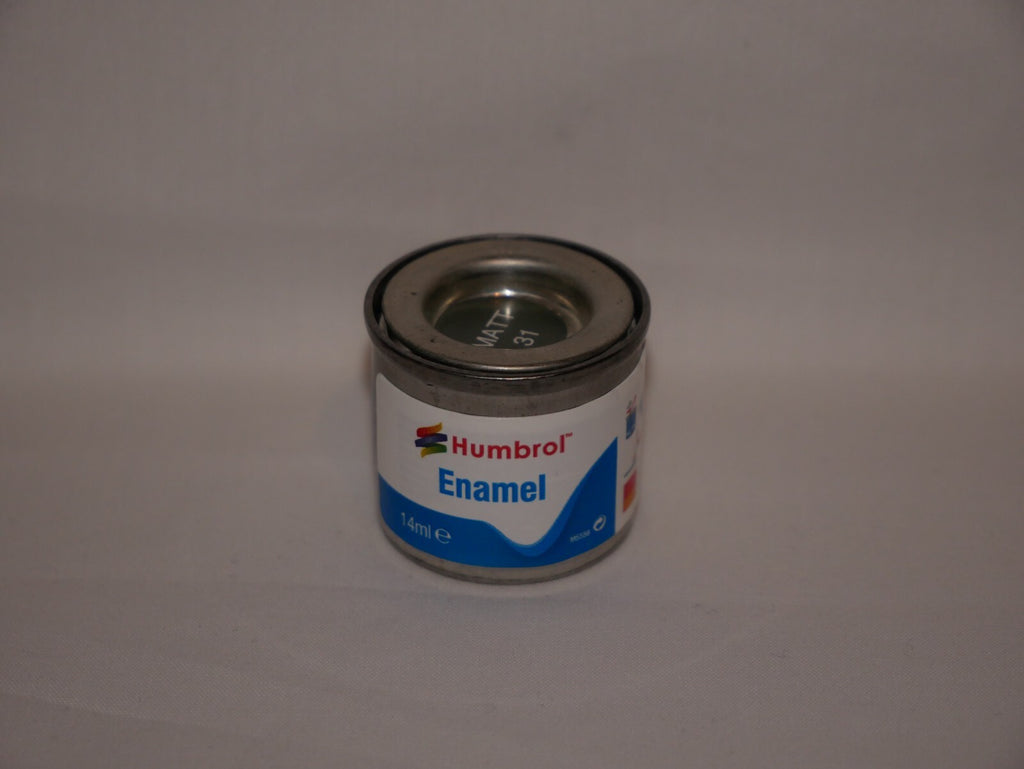 Humbrol Scale Modelling Enamel Paints Matt Slate Grey No 31 (14ml) Tub - AA0343