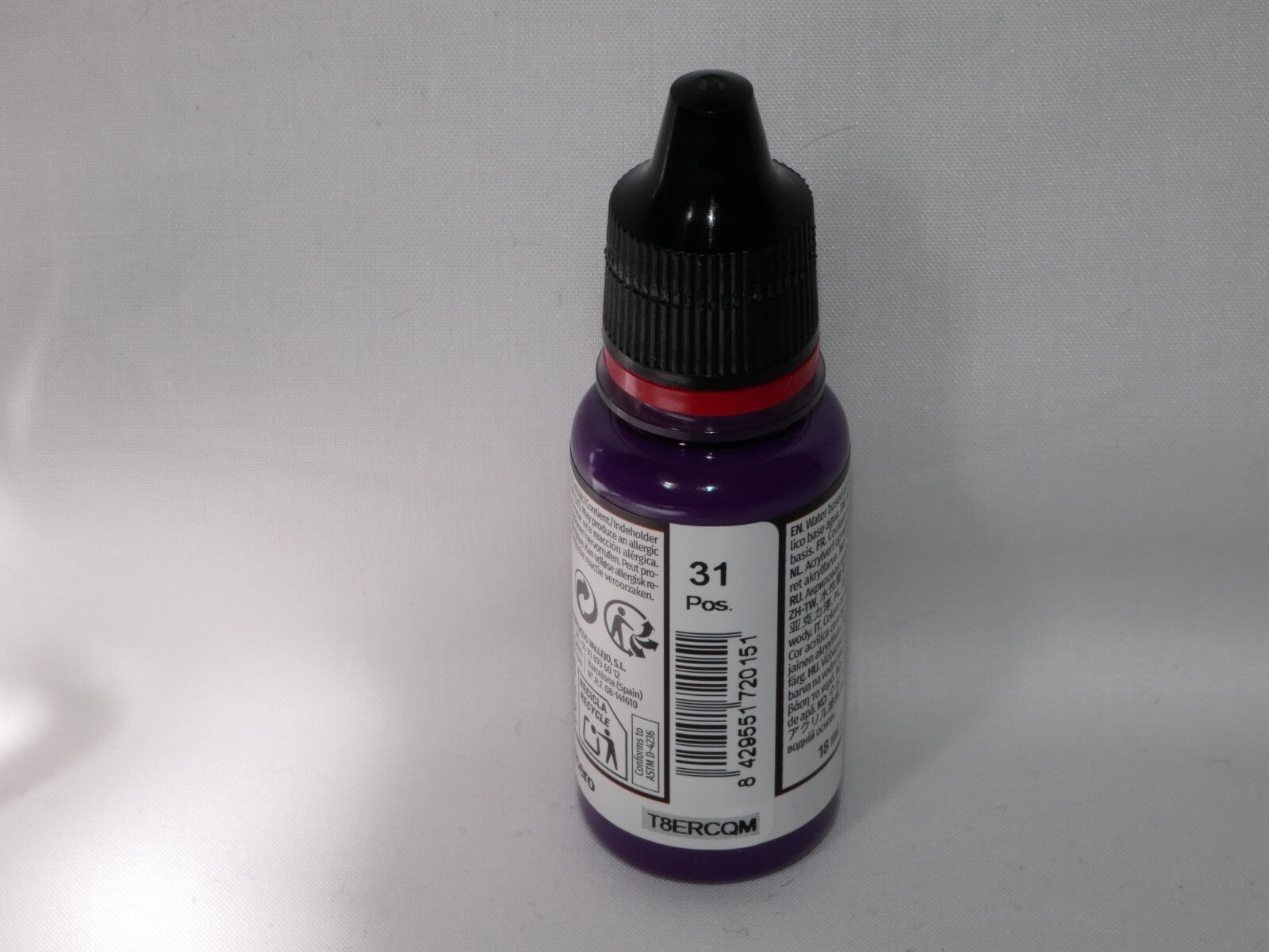 Vallejo Game Color Acrylics Hexed Lichen 18ml/0.6 fl oz Dropper Bottle - 72.015