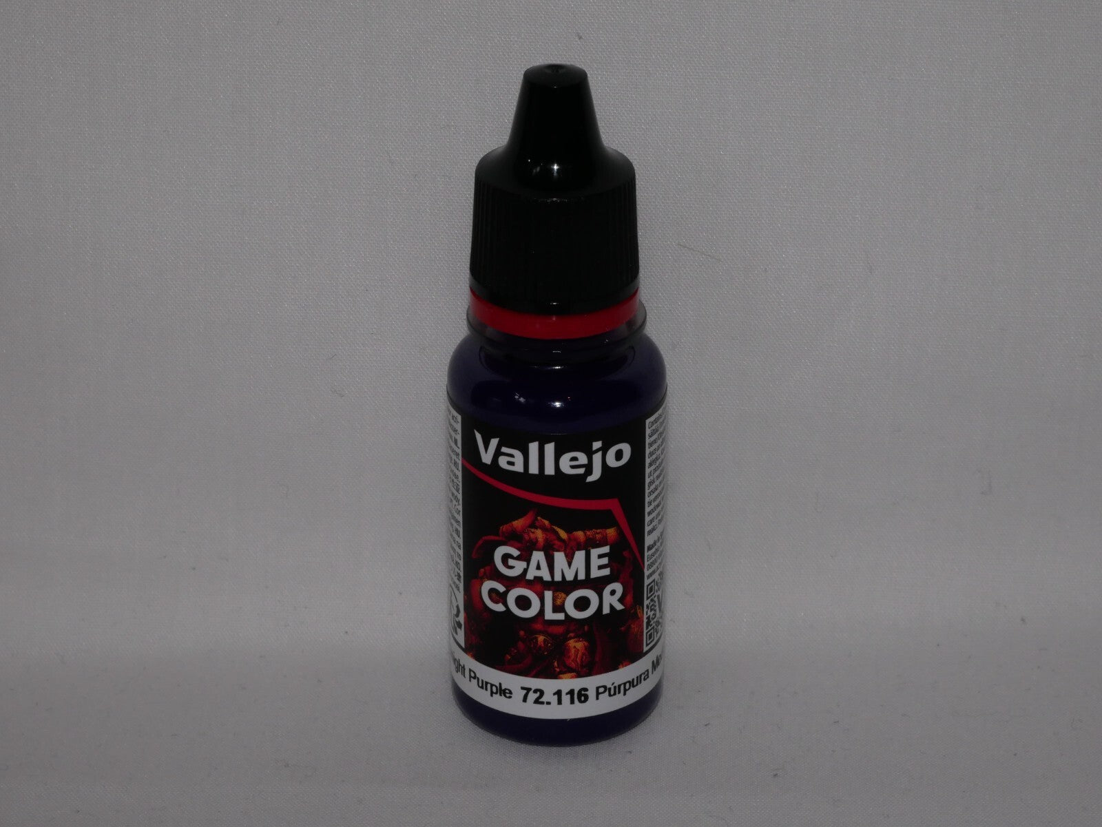 Vallejo Game Color Acrylics Midnight Purple 18ml/0.6 fl oz Dropper Bottle 72.116