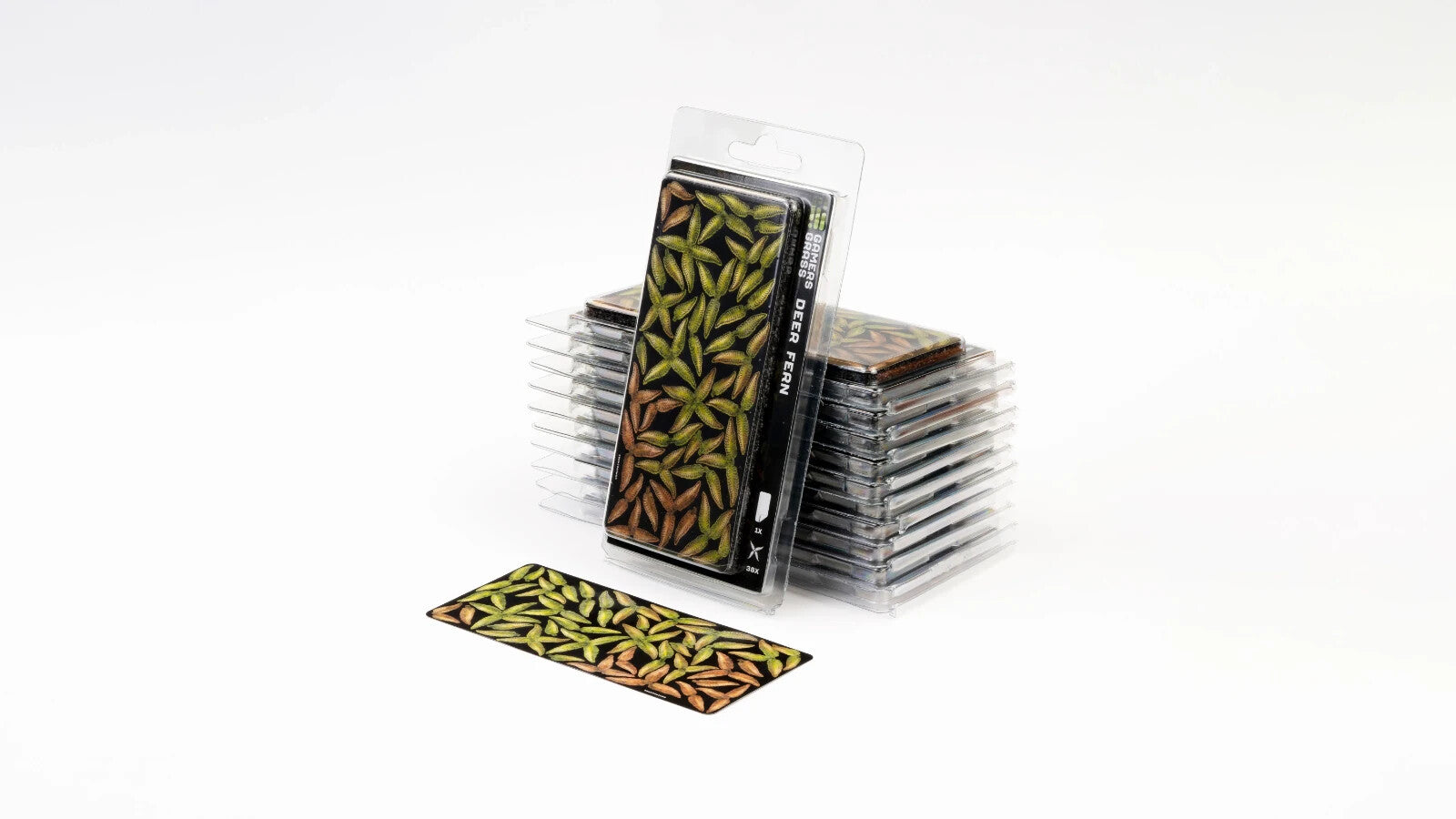 Gamers Grass Full Color Laser Cut Plants Deer Fern For Bases 38 Per Pack GGLP-DF
