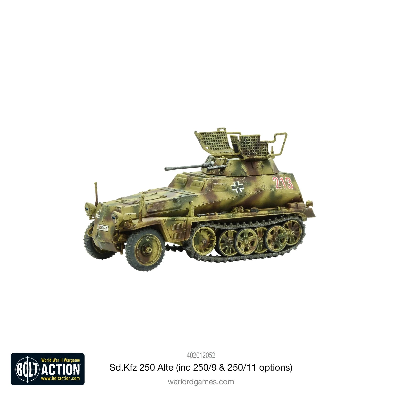 Warlord Games Bolt Action 1:56 Scale WWII SD.KFZ 250 (ALTE) Half-Track - 402012052