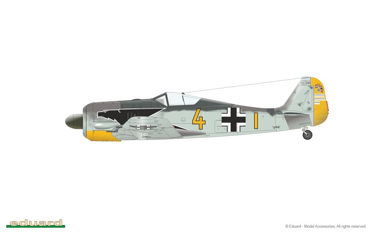 Eduard 1:48 Scale Plastic Kits Focke-Wulf Fw 190A-2 ProfiPACK Edition - 82146