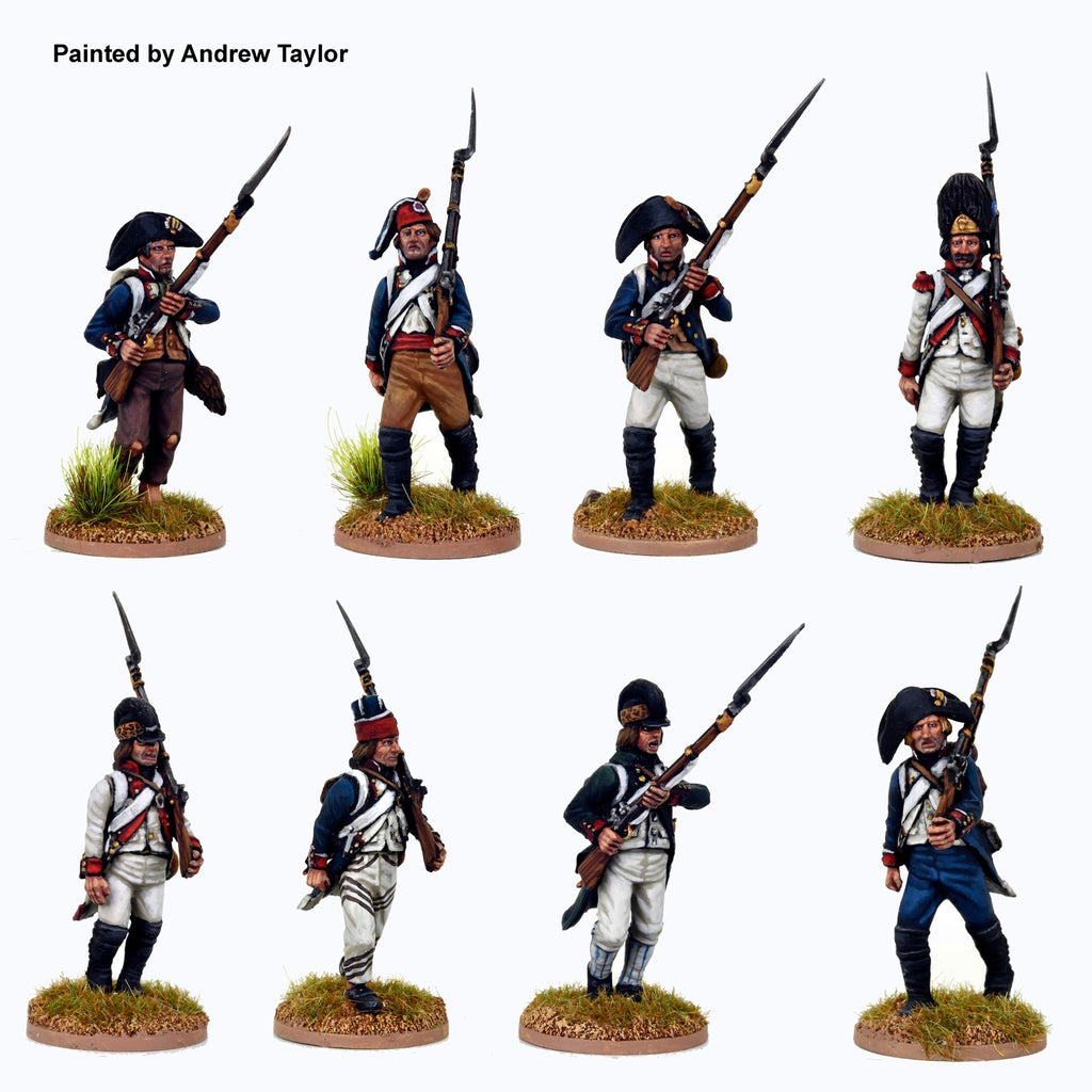Perry Miniatures 28mm Hard Plastic Revolutionary French Infantry (1789-1802) - REVF80